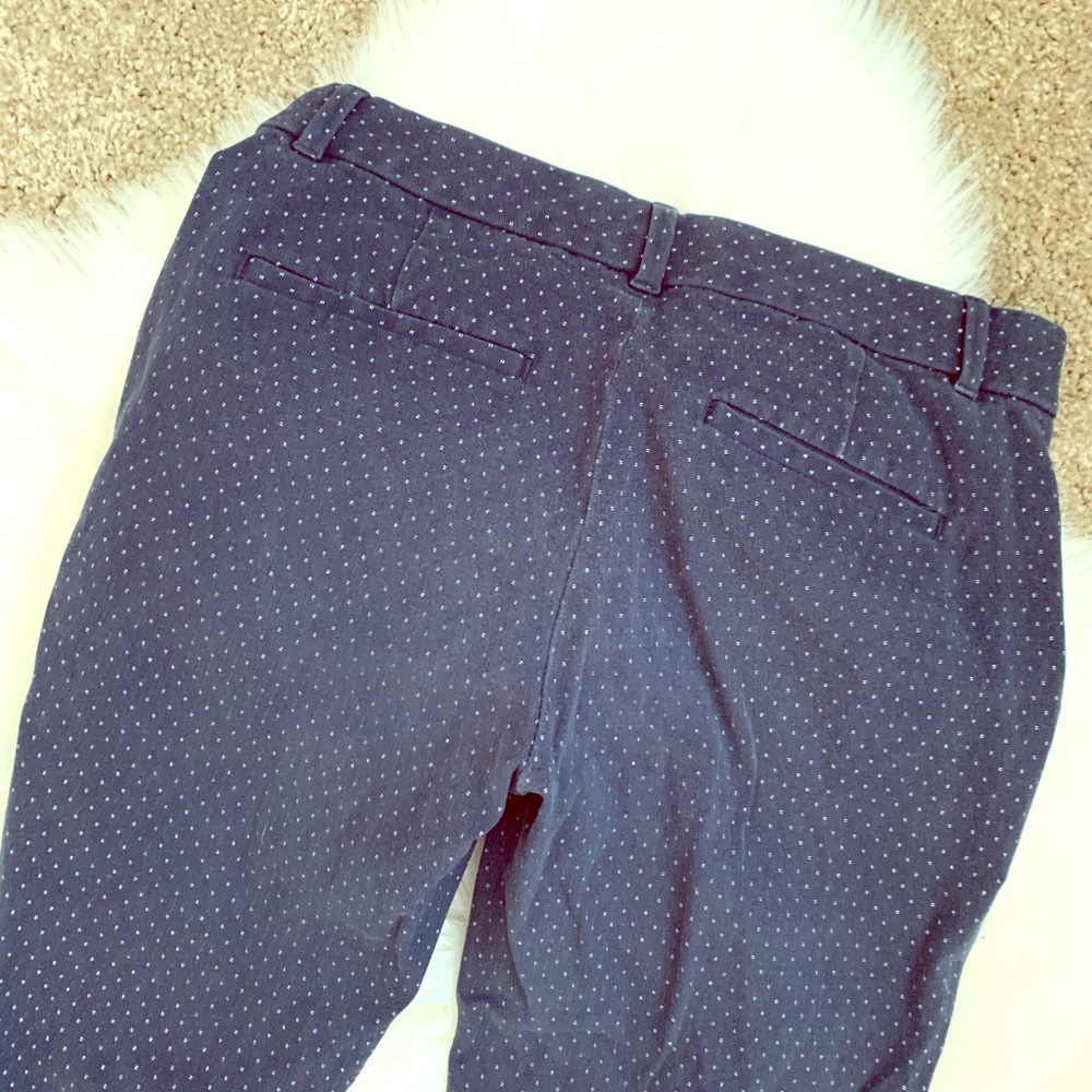 Polka Dot Skinny Ankle Pants